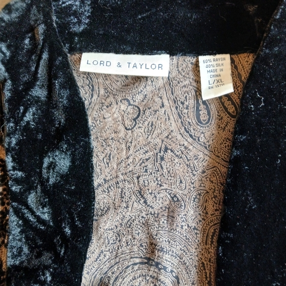 Lord & Taylor Womans Jacket Size L/Xl Nwot Silk And RAYON - Picture 4 of 5